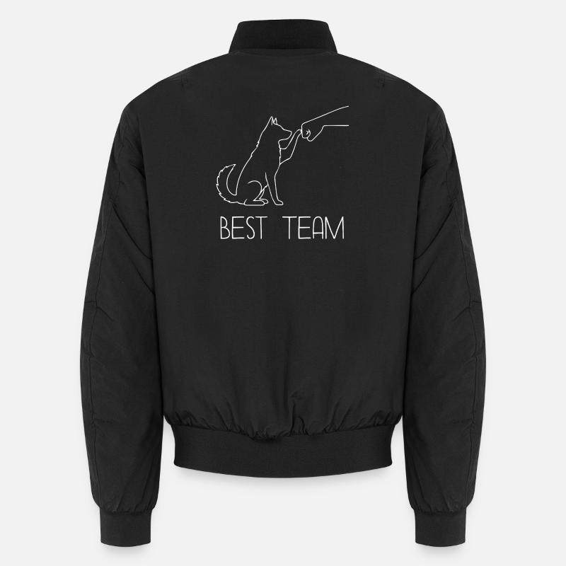 Husky Faust Team - Unisex Bomber Jacket - black
