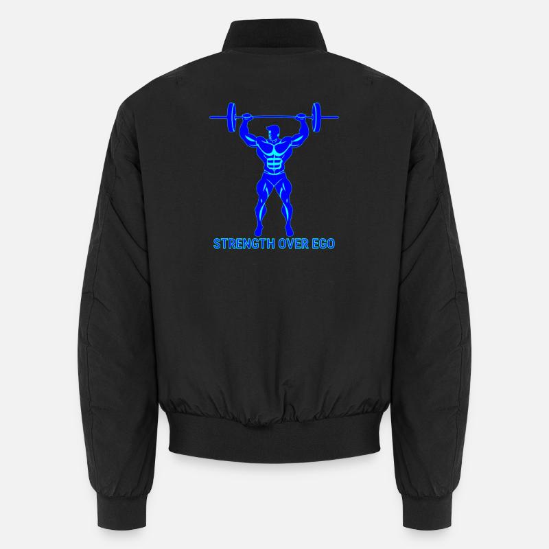 La force avant l’ego - Musculation et powerlifting Bomber unisexe
