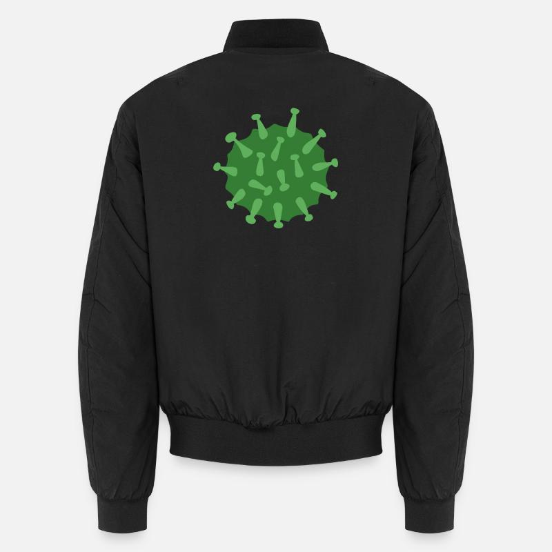 Virus Green Unisex Bomberjacke