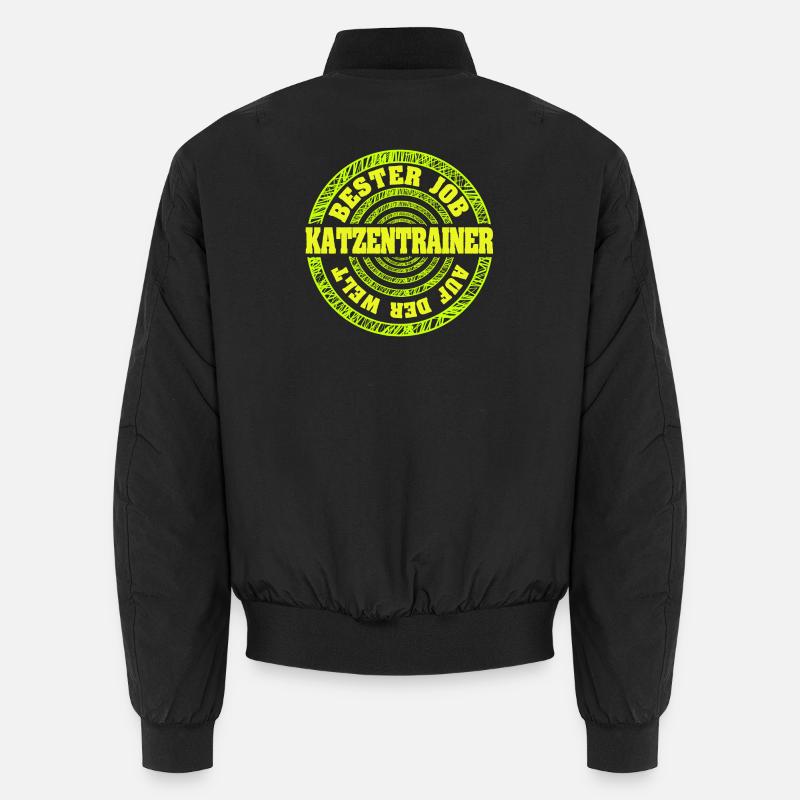 Katzentrainer - Unisex Bomberjacke - Schwarz