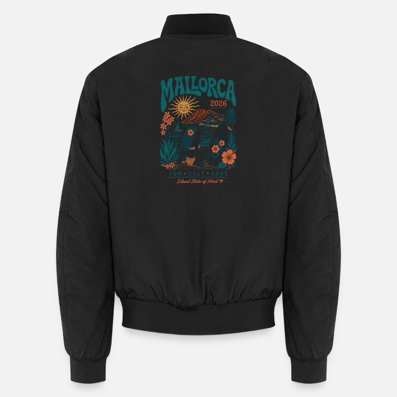 Mallorca Surf Sonnenszeit 2026 Unisex Bomberjacke