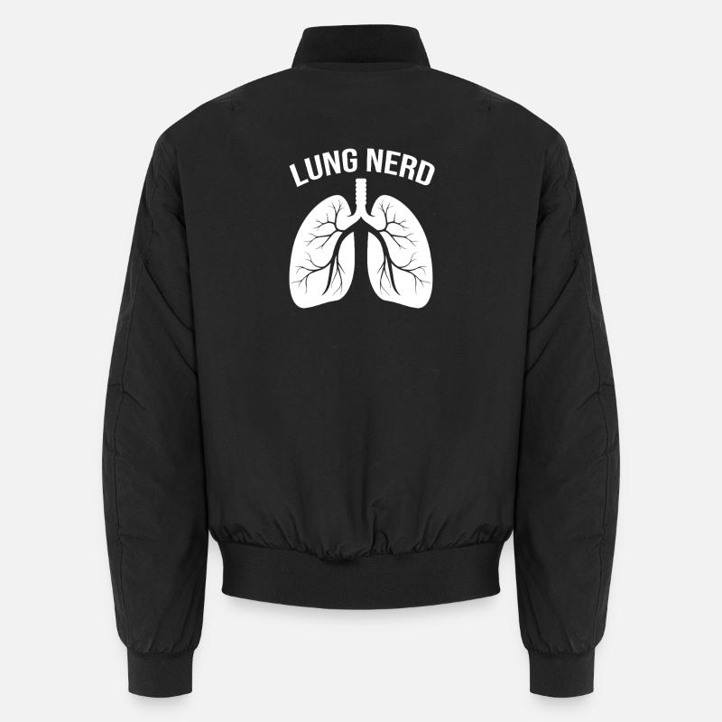 Atmung Atmen Sauerstoff Unisex Bomberjacke