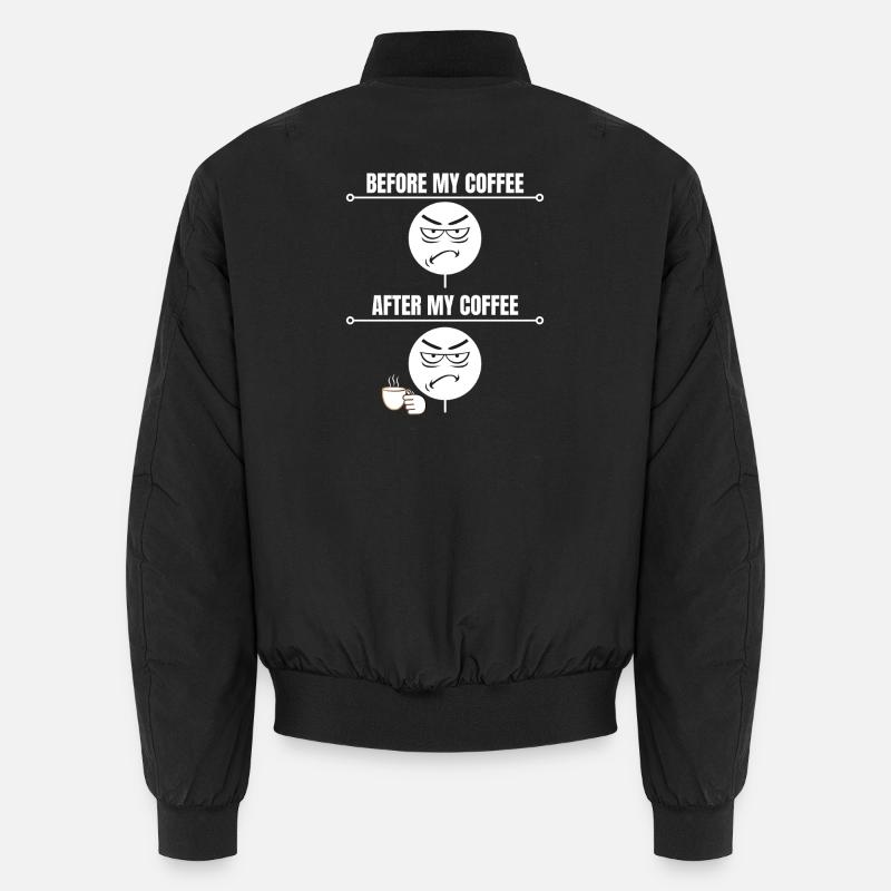 Mürrische Kaffeestimmung Unisex Bomberjacke