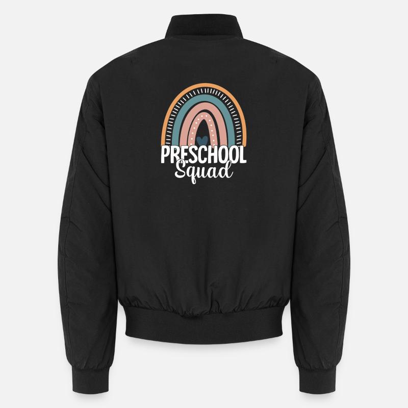 Preschool Squad Rainbow Arc Unisex Bomber Jacket