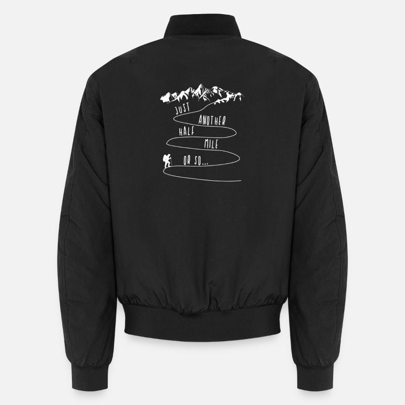 Nur noch etwa eine Meile Bergweg Unisex Bomberjacke
