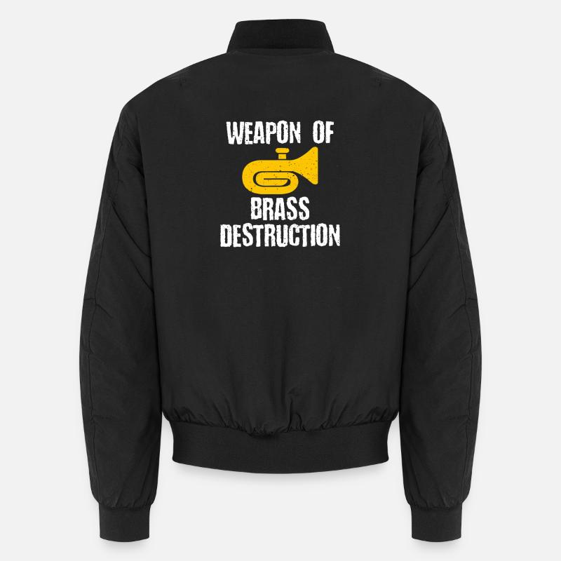 Messingzerstörung: Messingwaffe Unisex Bomberjacke