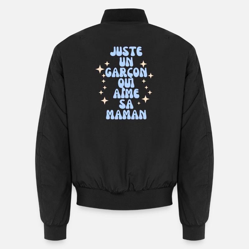 Juste Un Garçon Qui Aime Sa Maman Bomber unisexe