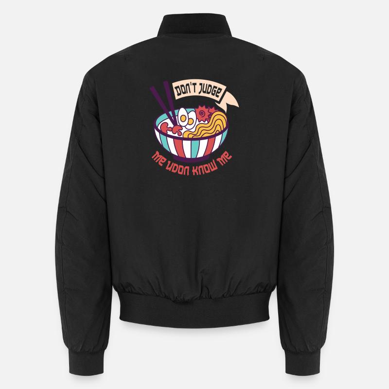 Urteile mich nicht Ramen Unisex Bomberjacke