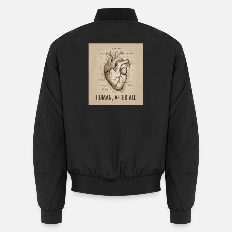 Human After - Unisex Bomberjacke - Schwarz