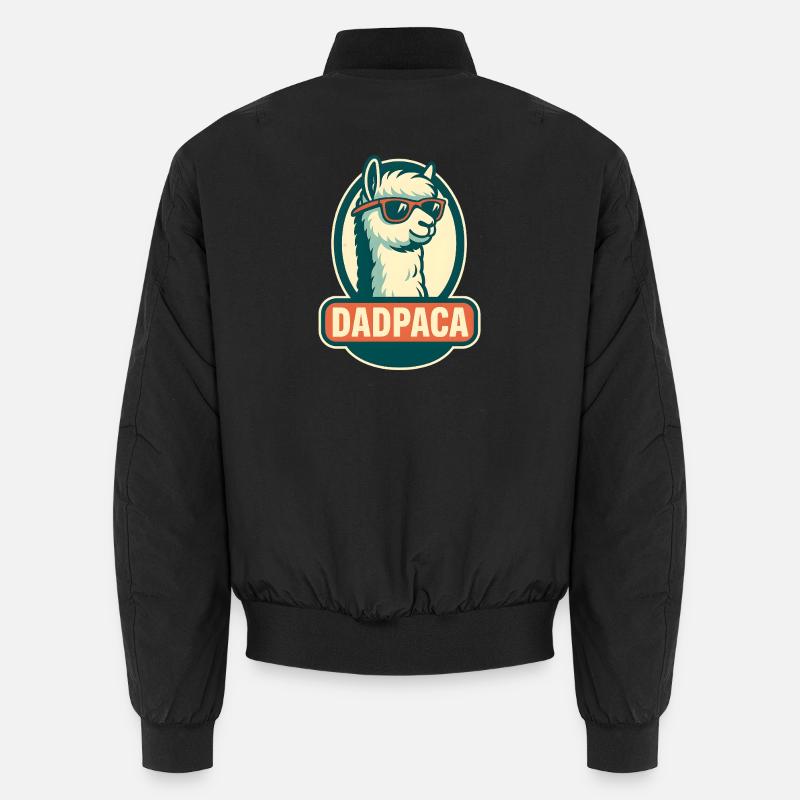 Dadpaca No Probllama - Unisex Bomberjacke - Schwarz
