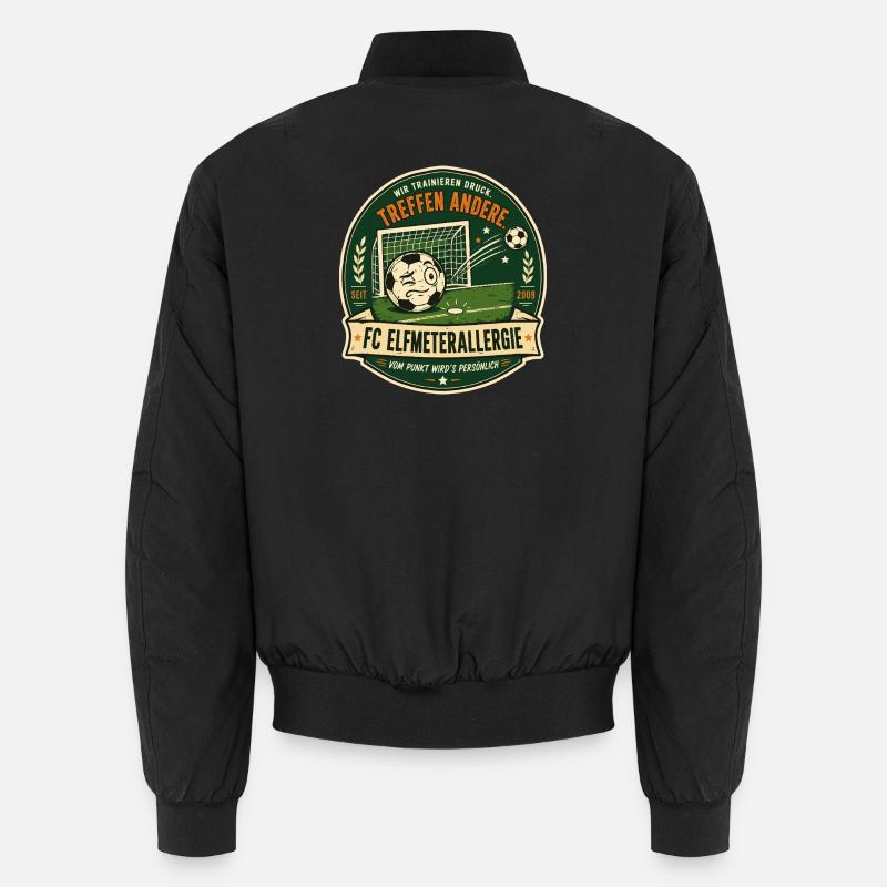 FC Elfmeterallergie - Unisex Bomberjacke - Schwarz