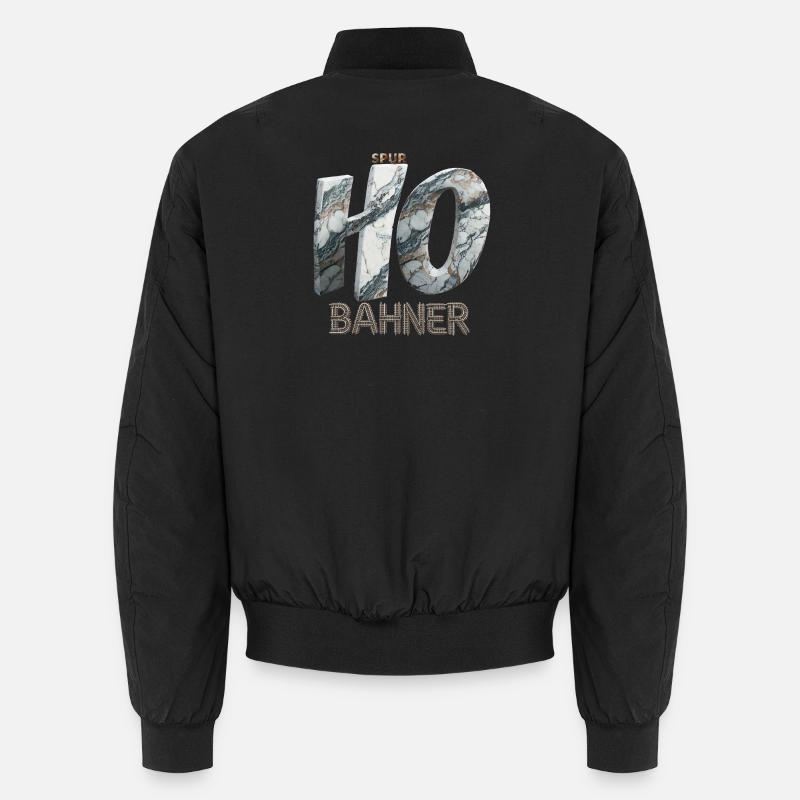 SPUR H0 BAHNER – Marmor Edition Unisex Bomberjacke