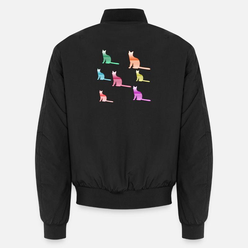 Katzen Unisex Bomberjacke
