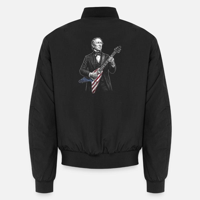 John Tyler Playing Guitar Unisex Bomber Jacket