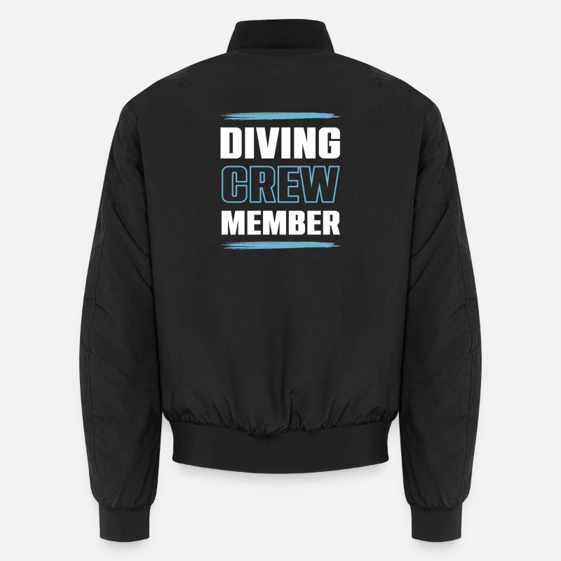 Drinking Crew - Unisex Bomber Jacket - black