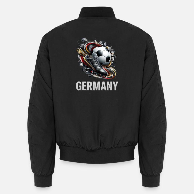 Germany Football Dynamics - Unisex Bomber Jacket - black