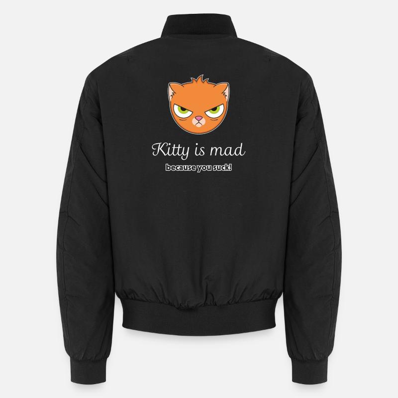 Angry Cat Unisex Bomberjacke