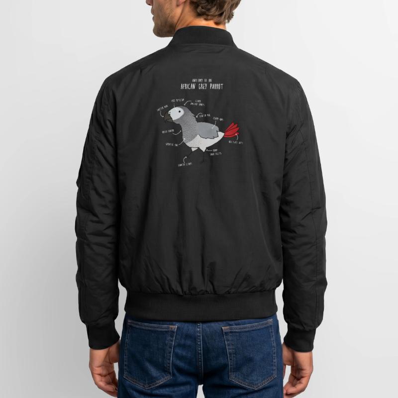 Anatomie der Kugelpython Unisex Bomberjacke