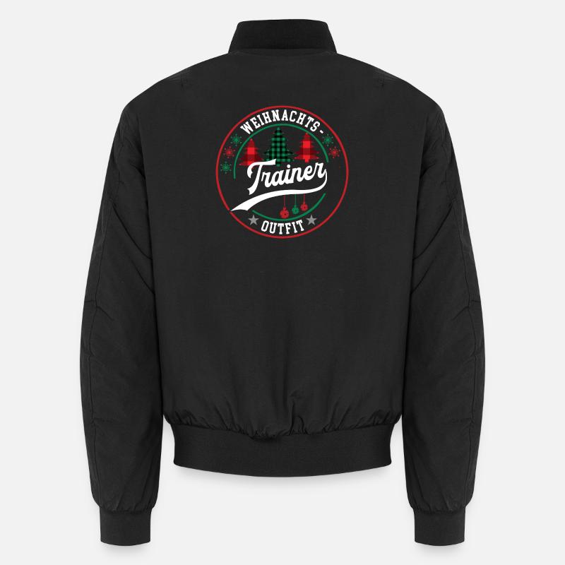 Trainer Weihnachten Mannschaft Teamtrainer Coach Unisex Bomberjacke
