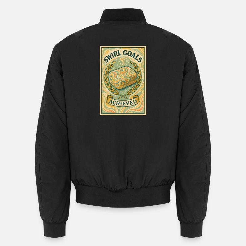 Swirl-Ziele erreicht | Soapmaking - Unisex Bomberjacke - Schwarz
