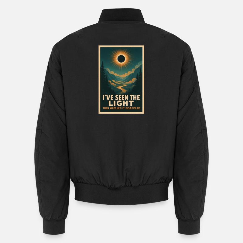 Light Disappears | Eclipse Unisex Bomber Jacket