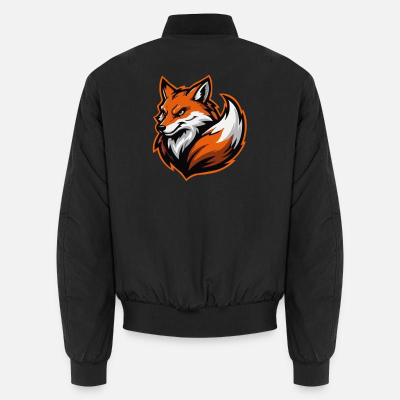 fuchs-esports - Unisex Bomberjacke - Schwarz