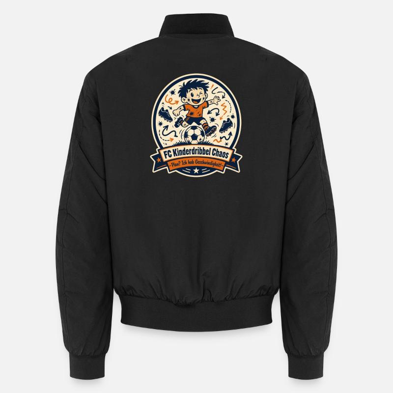 FC Kinderdribbel Chaos - Unisex Bomberjacke - Schwarz