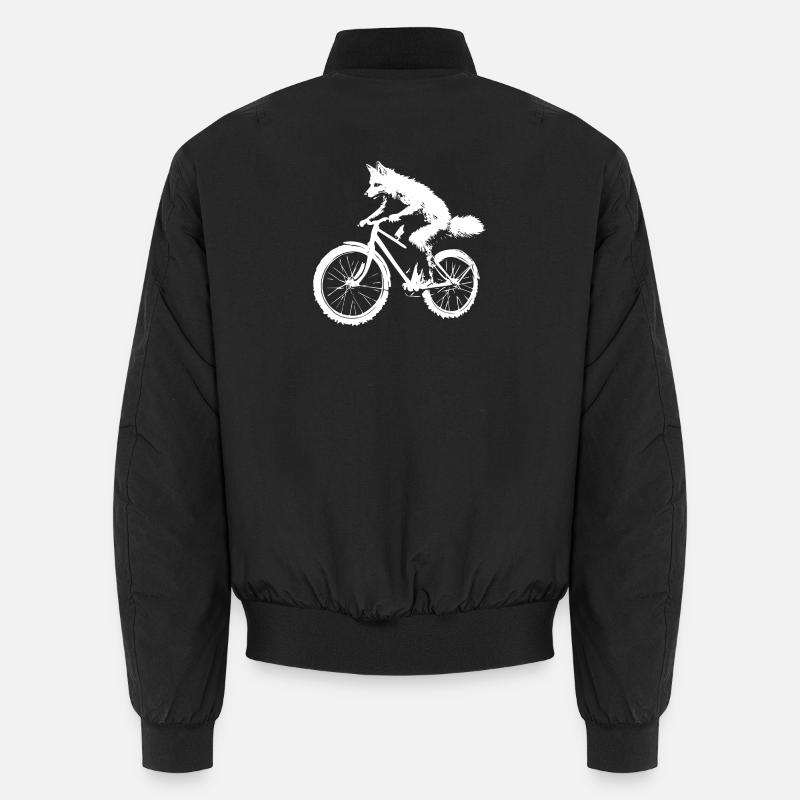 Renard Vélo - Bomber unisexe - noir