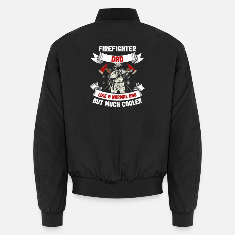 Papa pompier cool - Bomber unisexe - noir