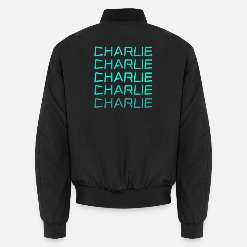 Charlie - Unisex Bomberjacke - Schwarz