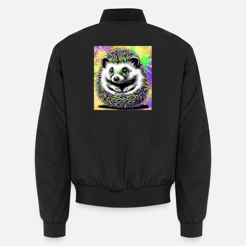 hedgehog Unisex Bomber Jacket