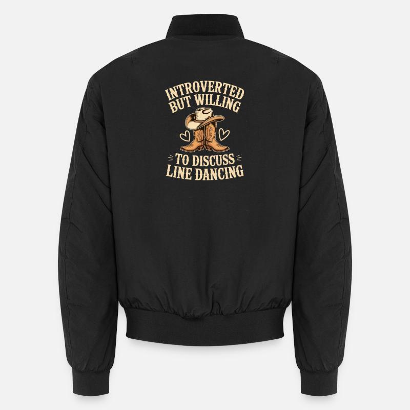 Line Dance Line Dancing Gifts Unisex Bomber Jacket
