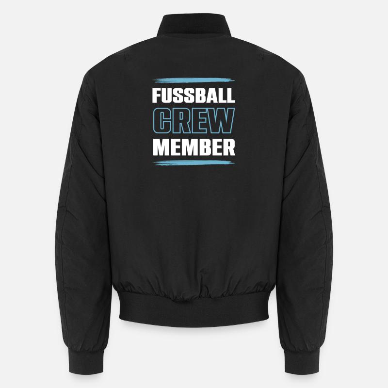 Fussball Crew - Unisex Bomberjacke - Schwarz