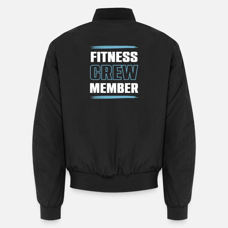 Équipe de remise en forme - Bomber unisexe - noir