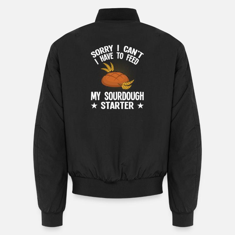 Sauerteig Starter Humor Unisex Bomberjacke