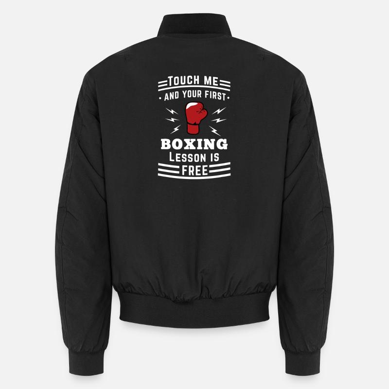 Touch Me Kostenloser Boxstunden-Tee Unisex Bomberjacke