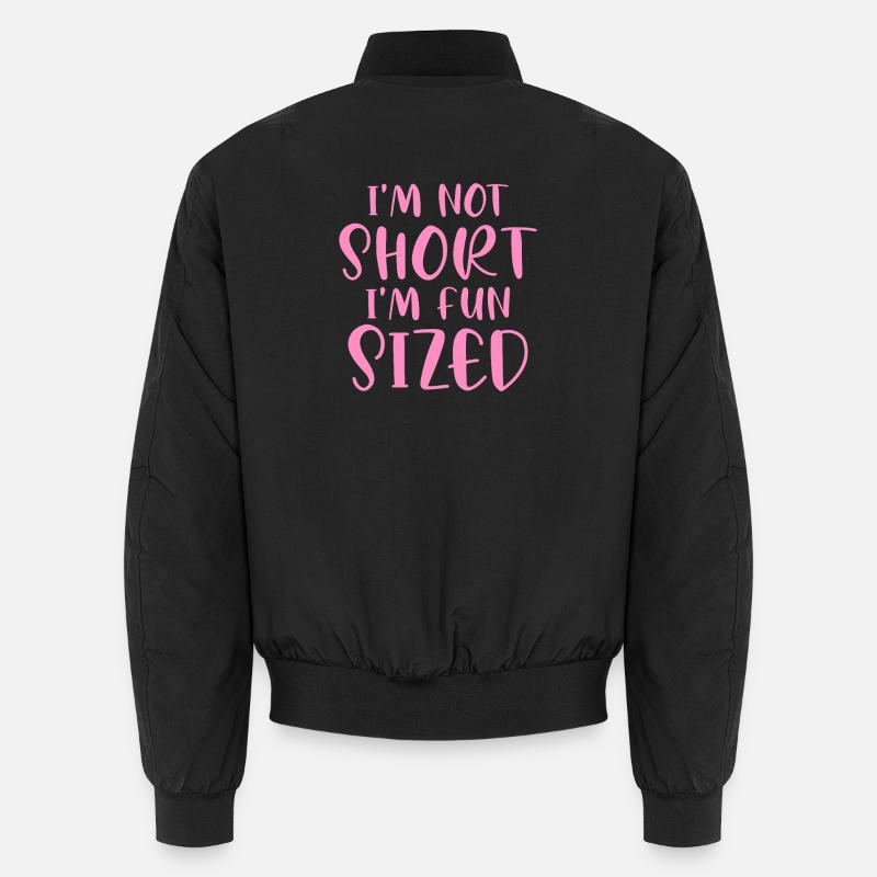 Fun Sized Humor Pink Quote Unisex Bomber Jacket