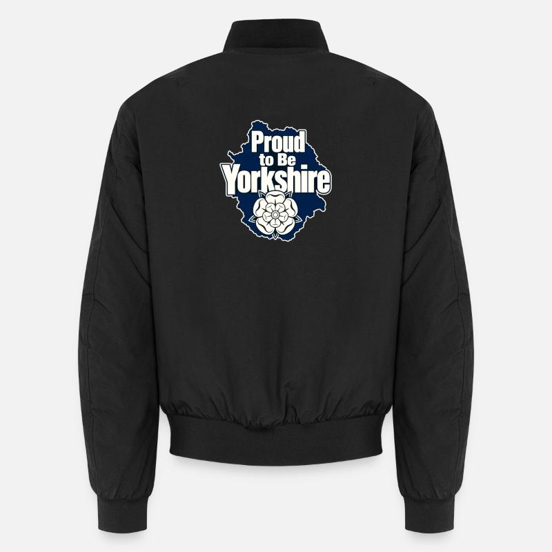 Fier d’être le Yorkshire, fierté du comté de White Rose Bomber unisexe
