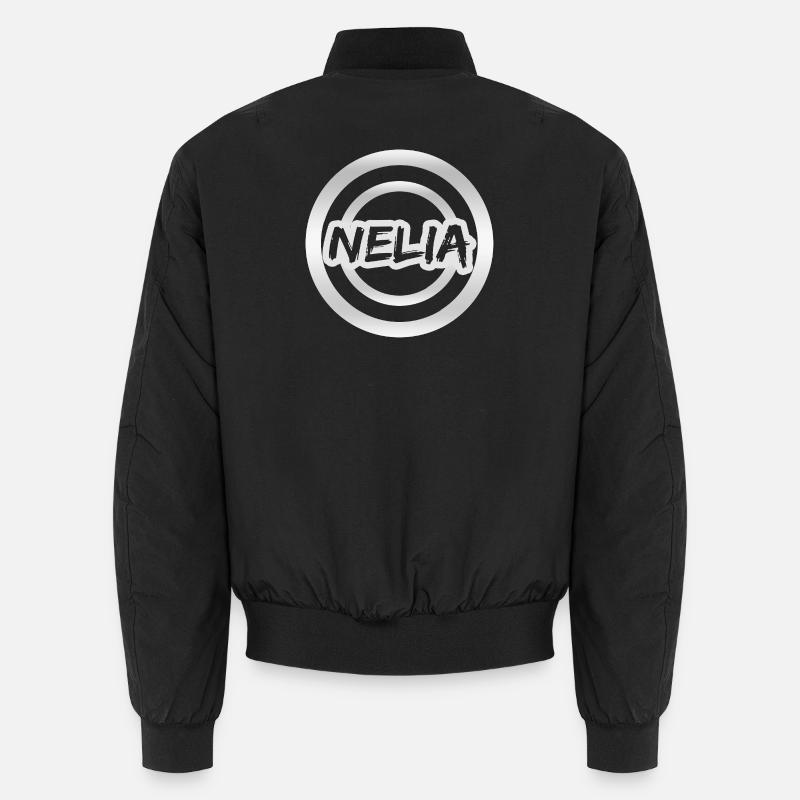 First name Nelia Unisex Bomber Jacket
