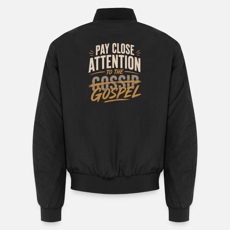 Hör nicht auf den Klatsch Unisex Bomberjacke