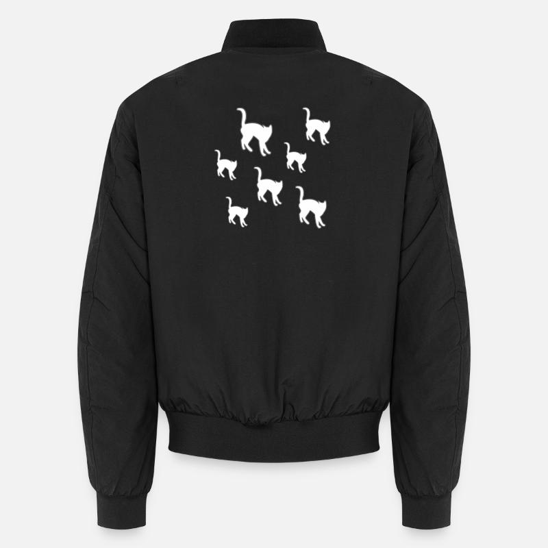 Katzen Unisex Bomberjacke