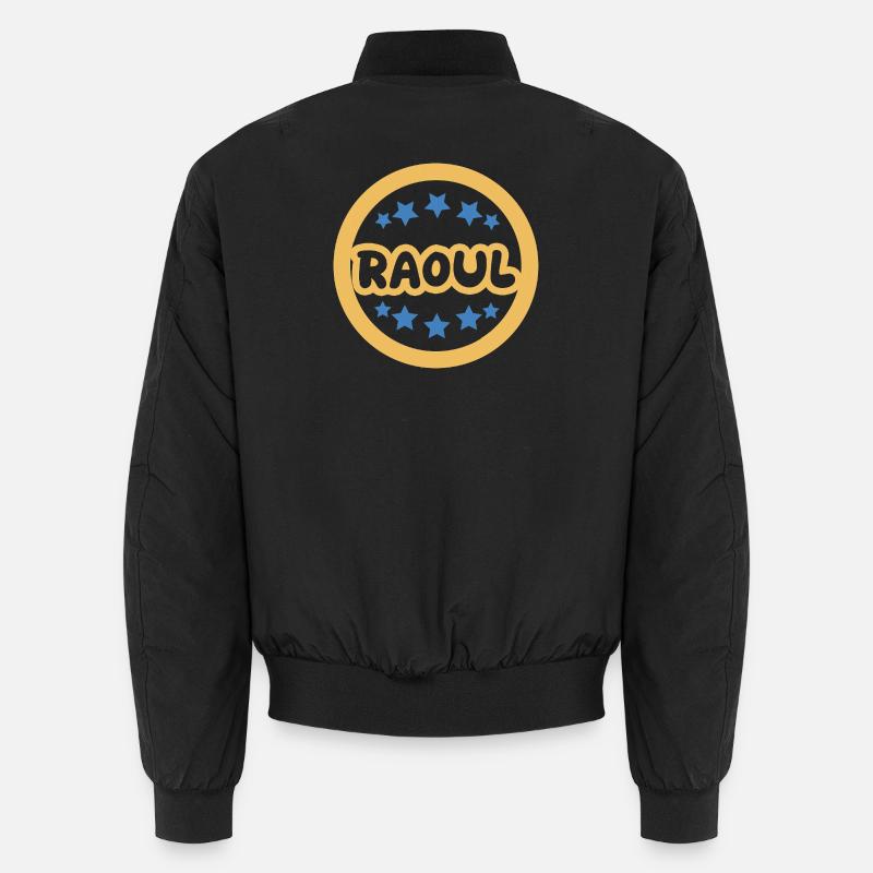 Geschenk Raoul - Unisex Bomberjacke - Schwarz