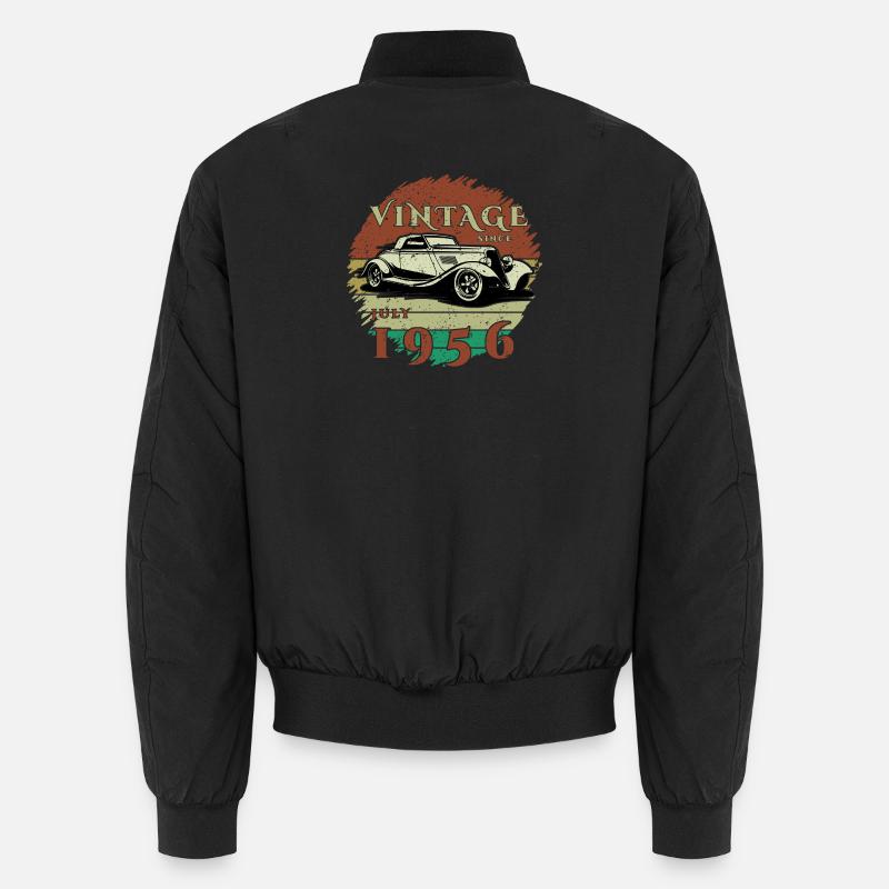 70. Geburtstag - Klassiker - Vintage since 07/1956 Unisex Bomberjacke