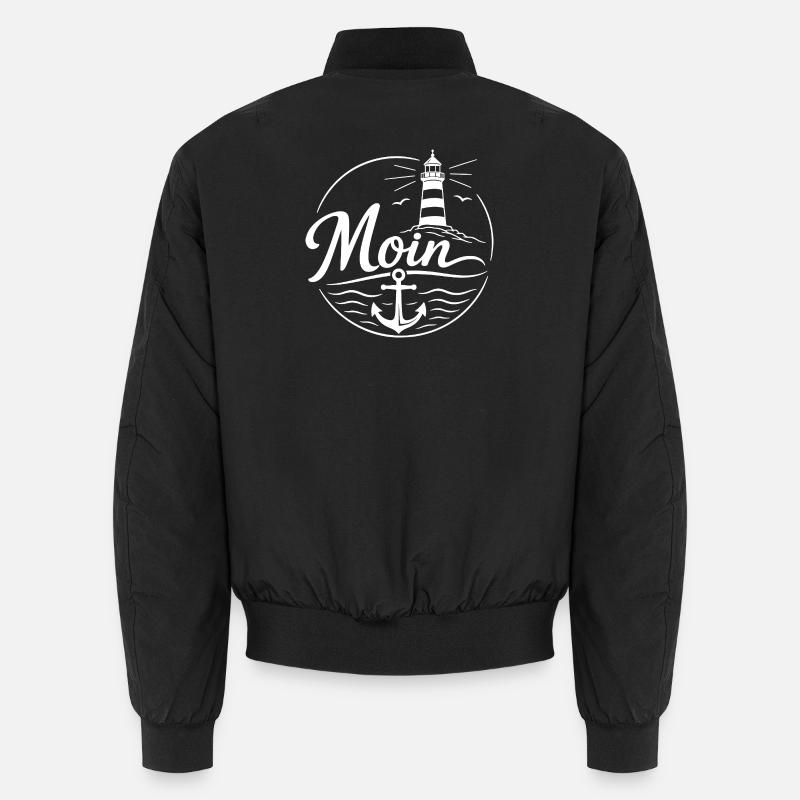 Moin - Unisex Bomberjacke - Schwarz