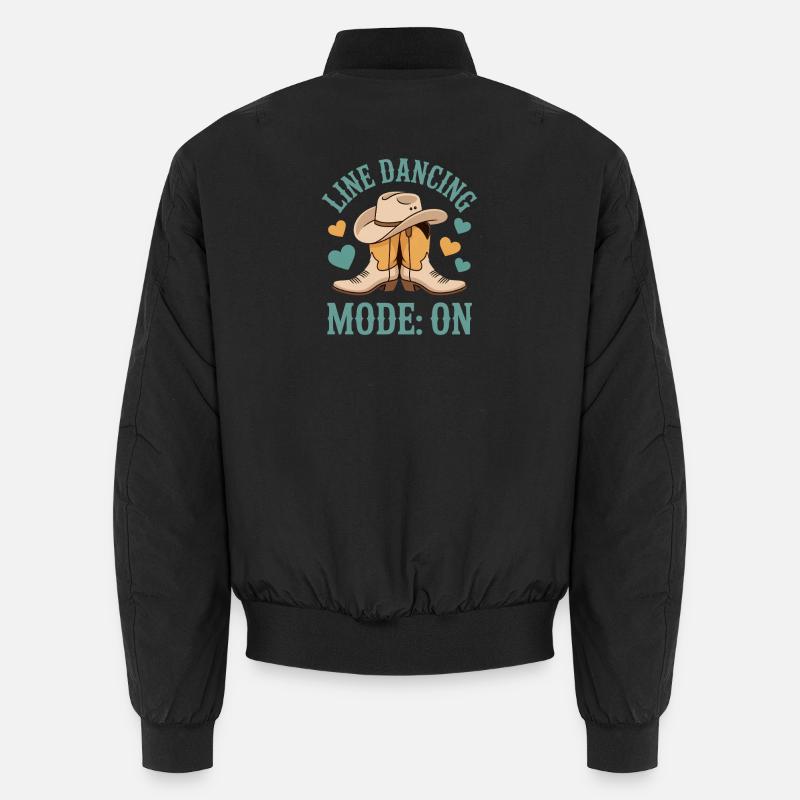 Line Dancing Line Dance Line Dancer Geschenke Unisex Bomberjacke
