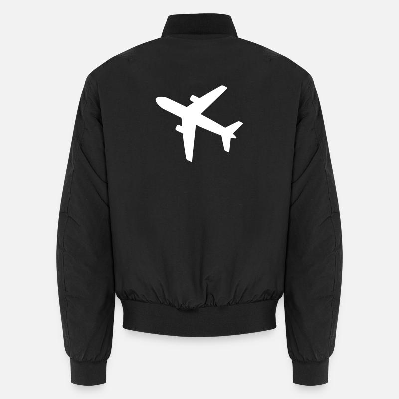Flugzeug Unisex Bomberjacke