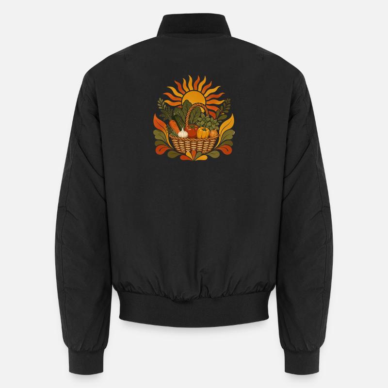 Panier de récolte d’été - Bomber unisexe - noir
