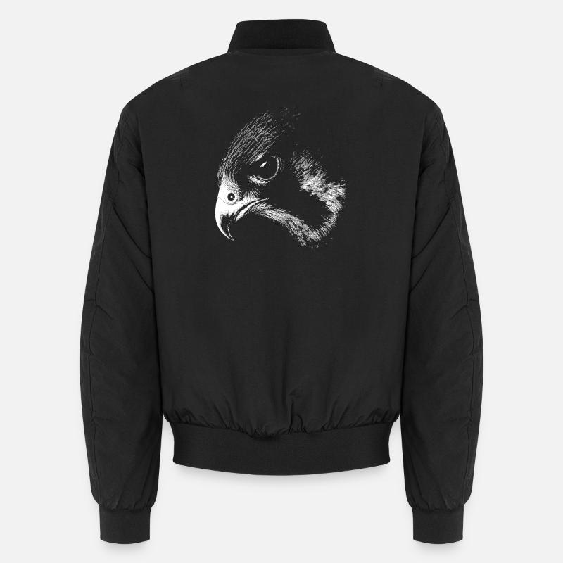 Wanderfalke - Unisex Bomberjacke - Schwarz