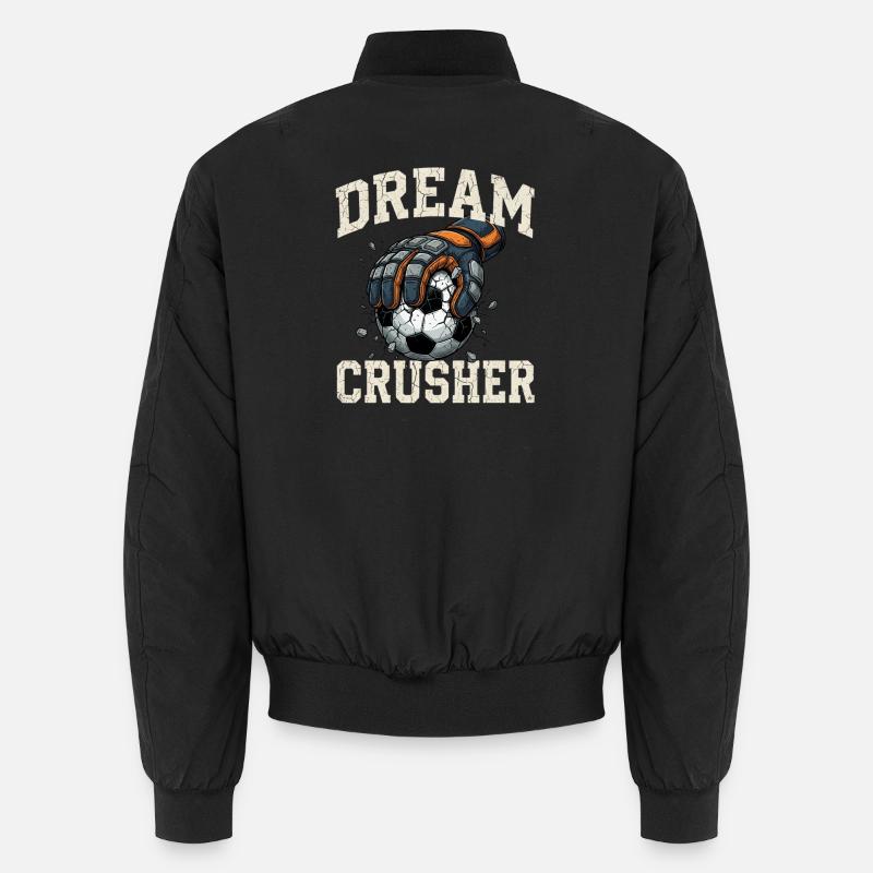 Soccer Dream Crusher - Unisex Bomberjacke - Schwarz