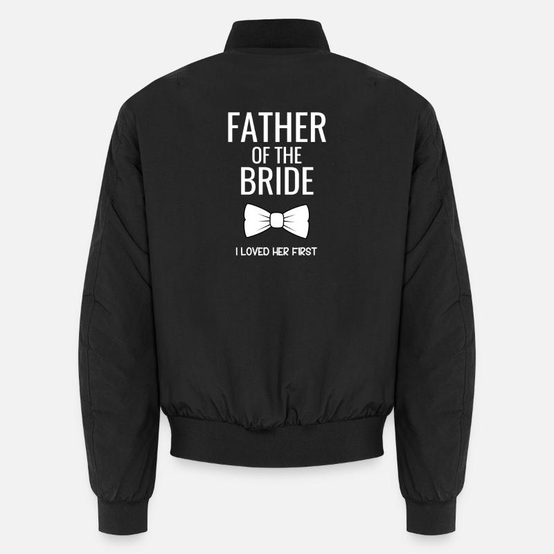 Vater der Braut - Unisex Bomberjacke - Schwarz